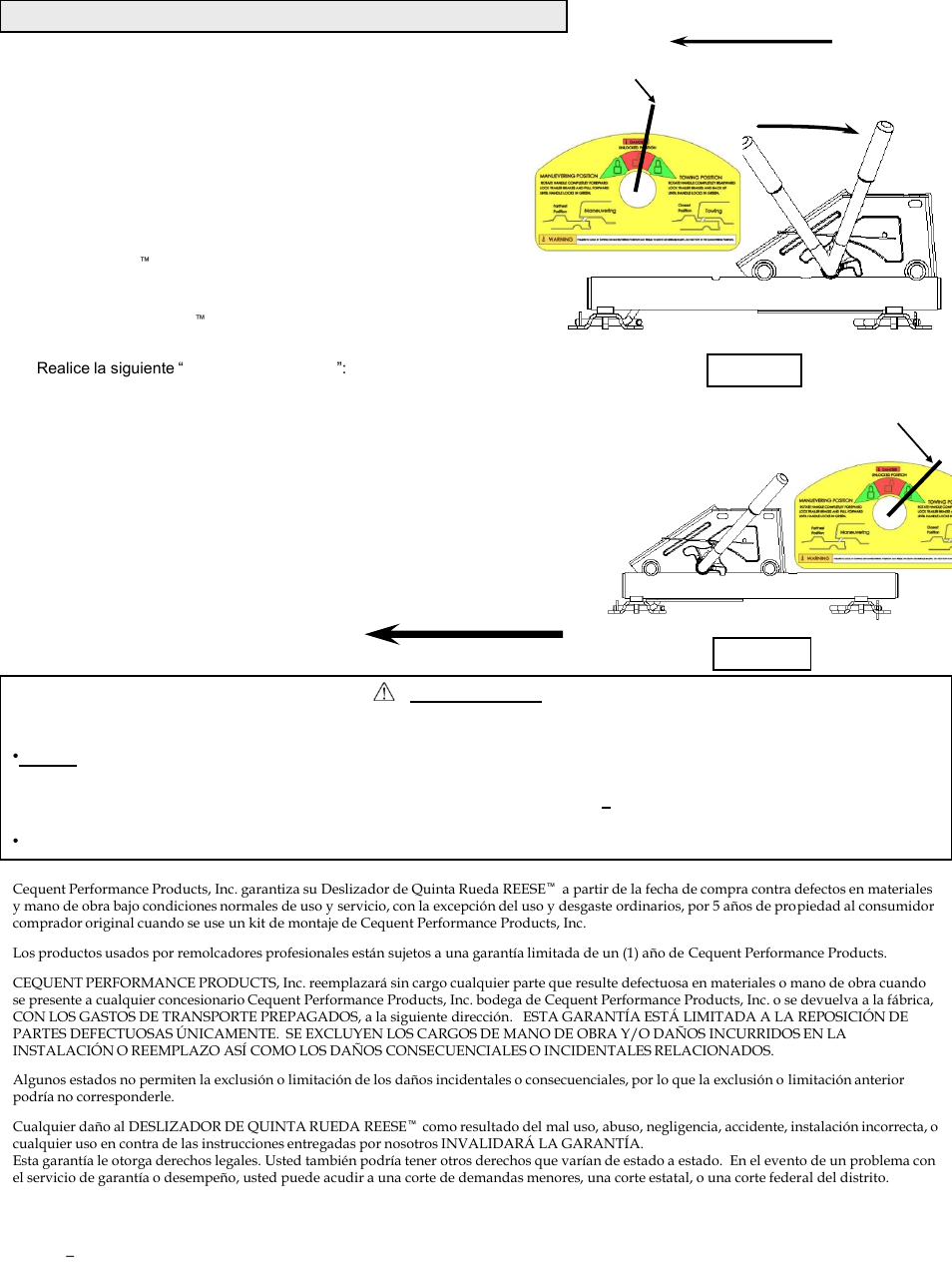 Reese 50024 TITAN ROUND TUBE SLIDER User Manual | Page 14 / 21