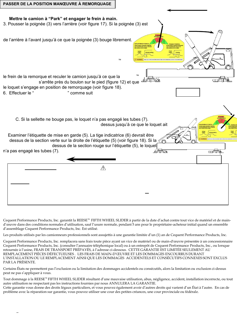 Reese 50024 TITAN ROUND TUBE SLIDER User Manual | Page 21 / 21