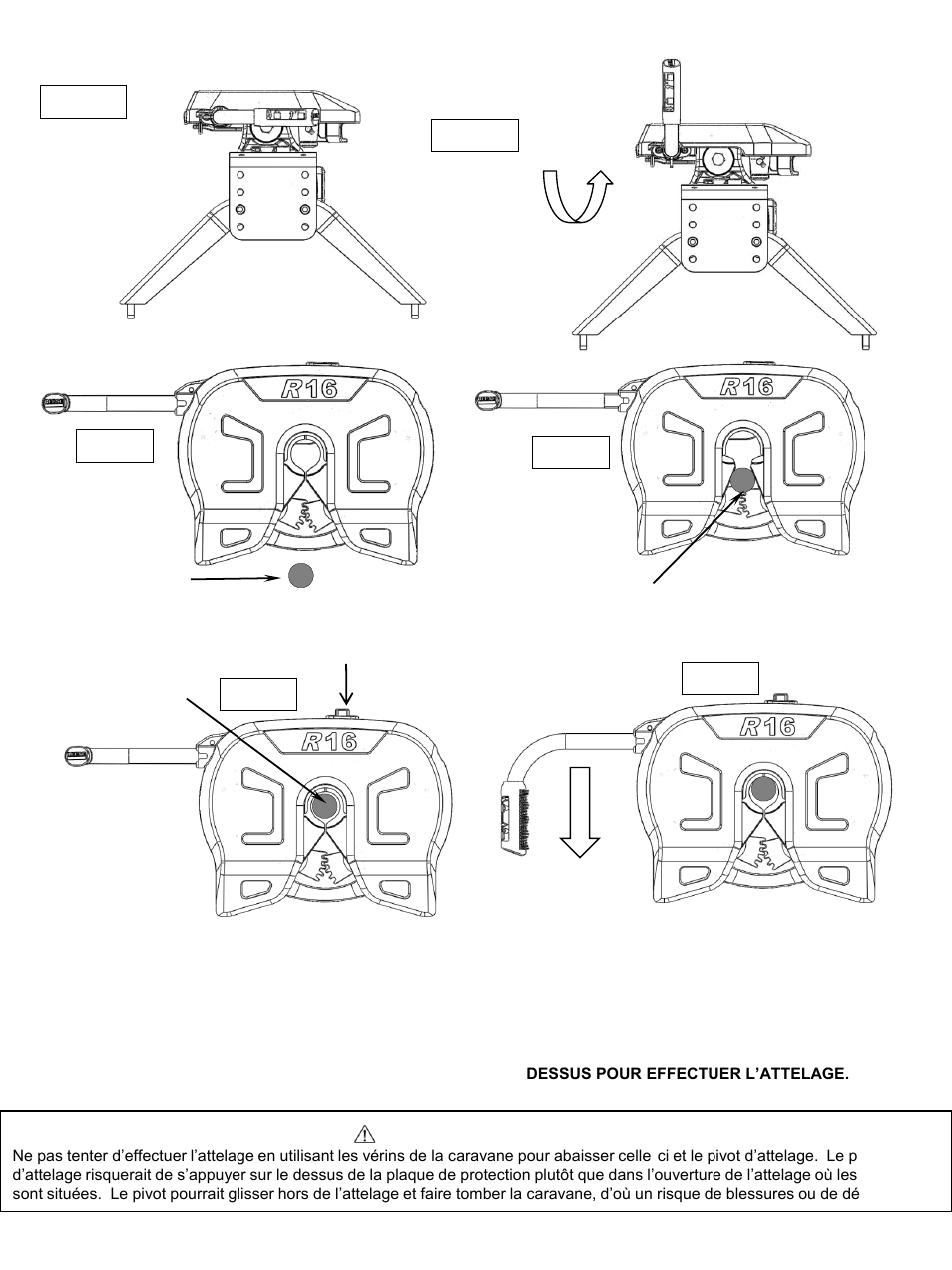 Avertissement | Reese 30866 TITAN 16K FIFTH WHEEL User Manual | Page 16 / 30
