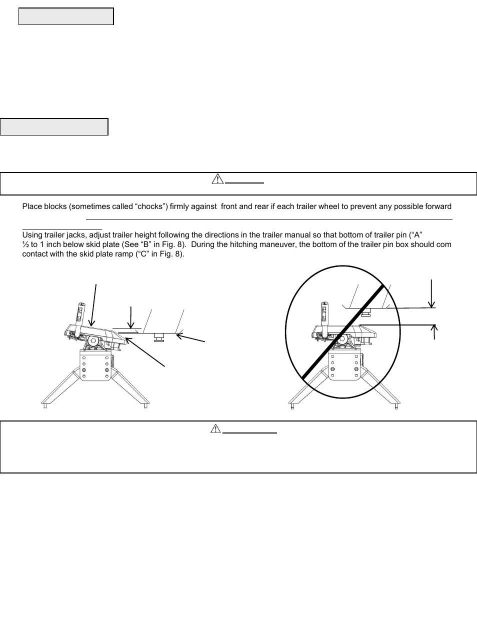 Warning | Reese 30866 TITAN 16K FIFTH WHEEL User Manual | Page 5 / 30