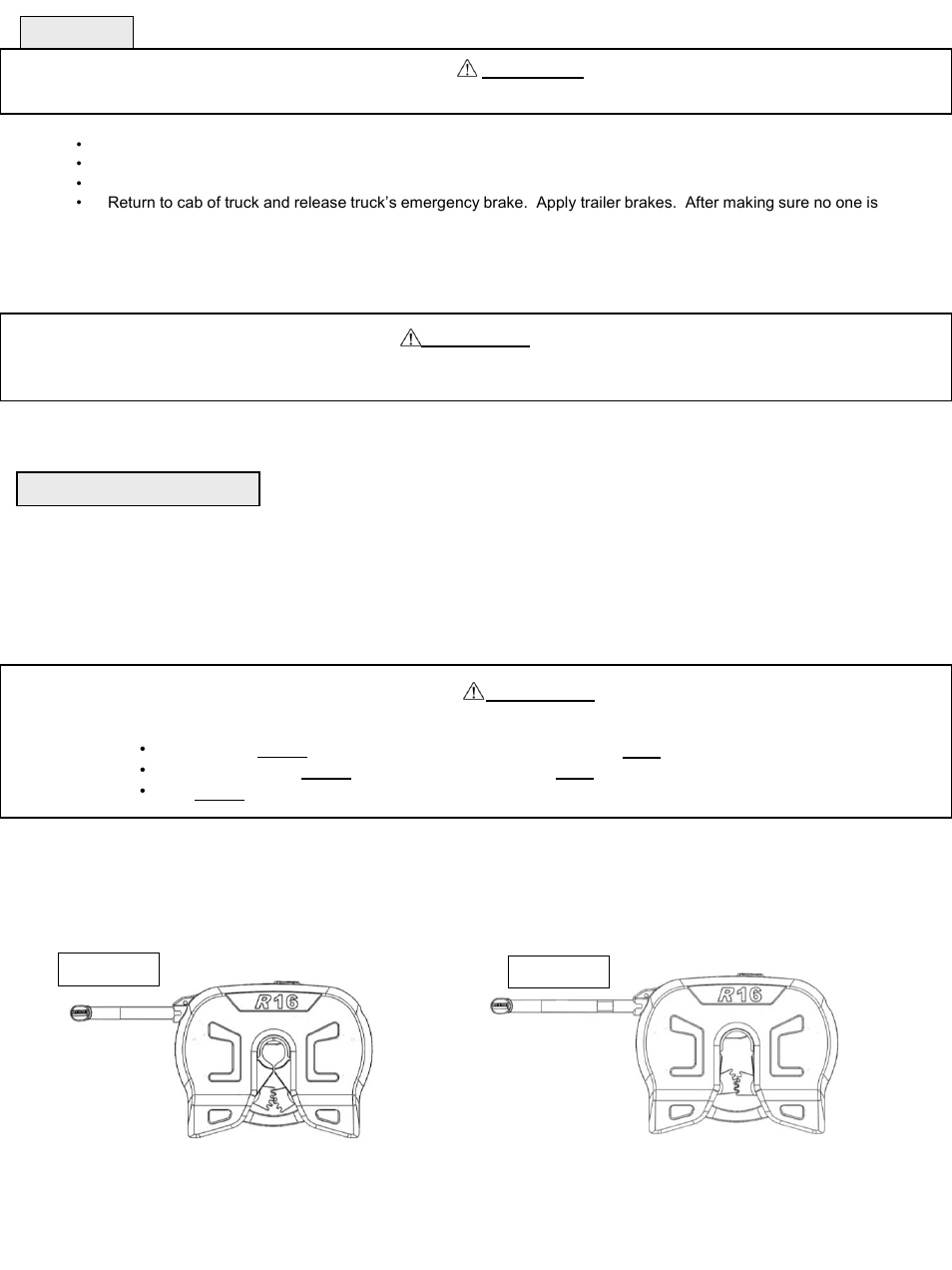 Warning | Reese 30866 TITAN 16K FIFTH WHEEL User Manual | Page 8 / 30