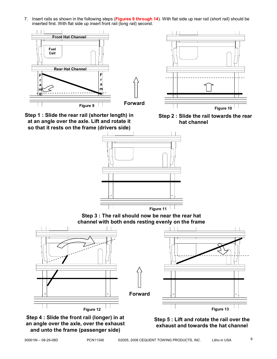 Reese 30061 RAIL KIT User Manual | Page 6 / 10
