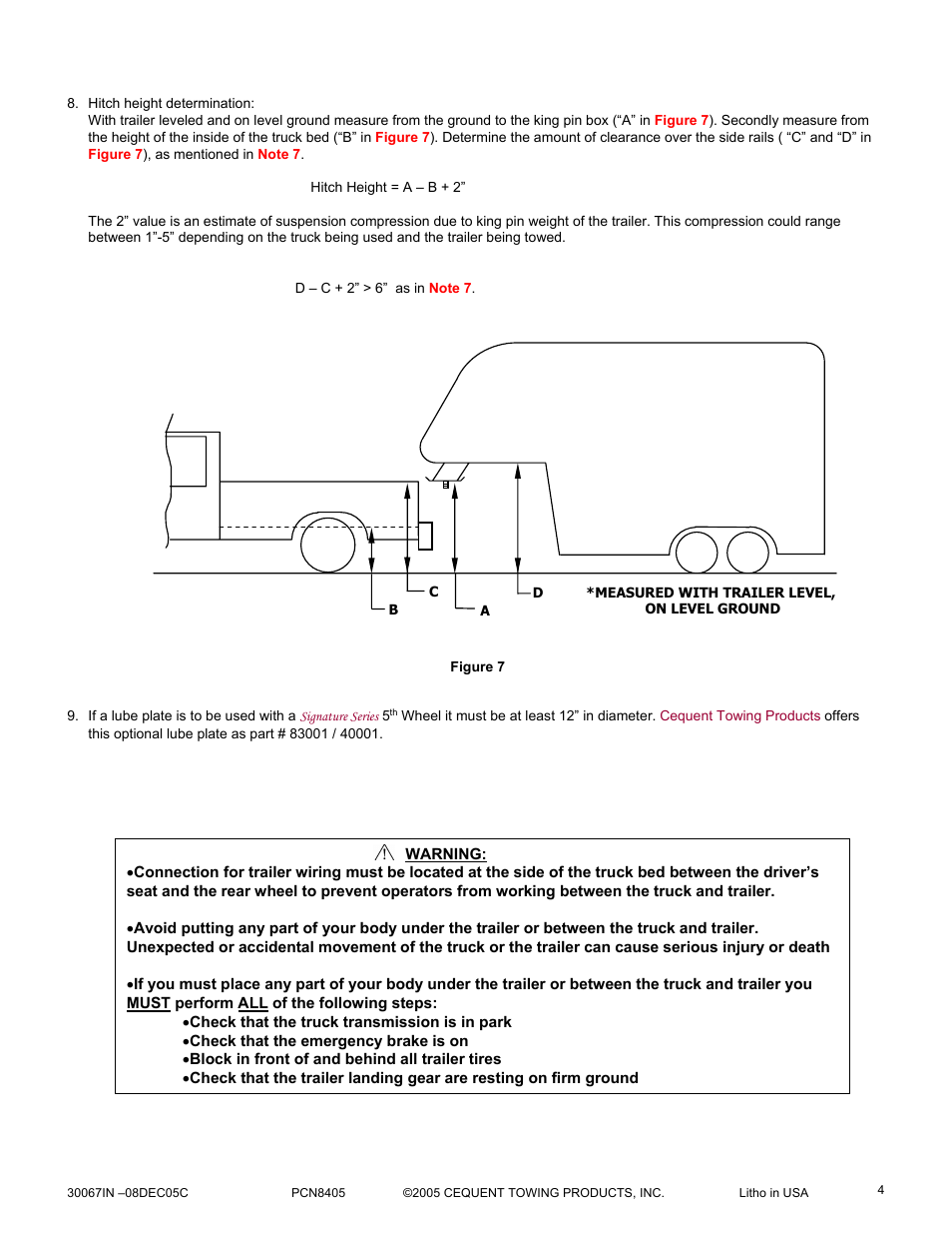Reese 30067 RAIL KIT User Manual | Page 4 / 9