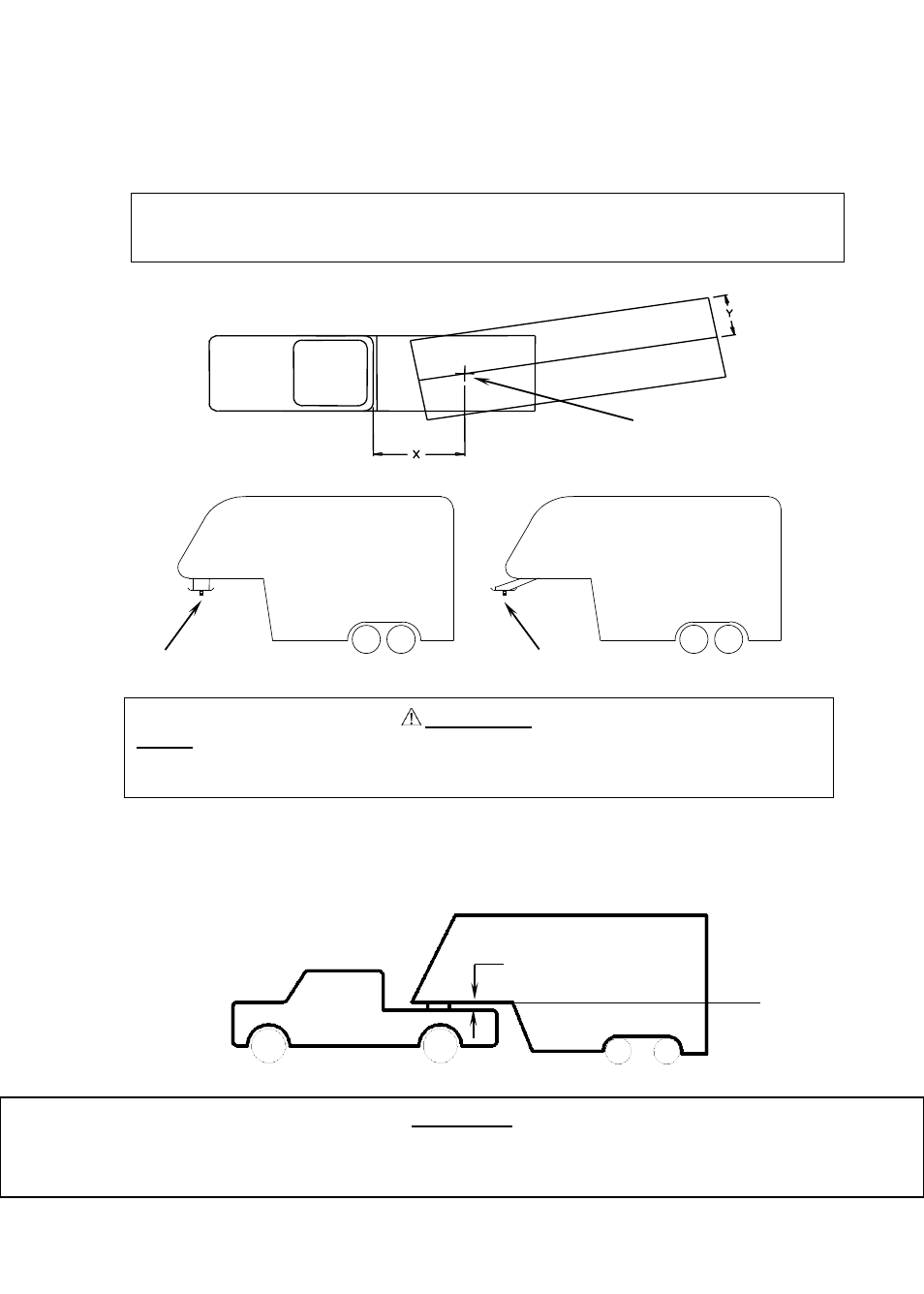 Slide number 3, Warning, Caution | Reese 30126 RAIL KIT User Manual | Page 3 / 30