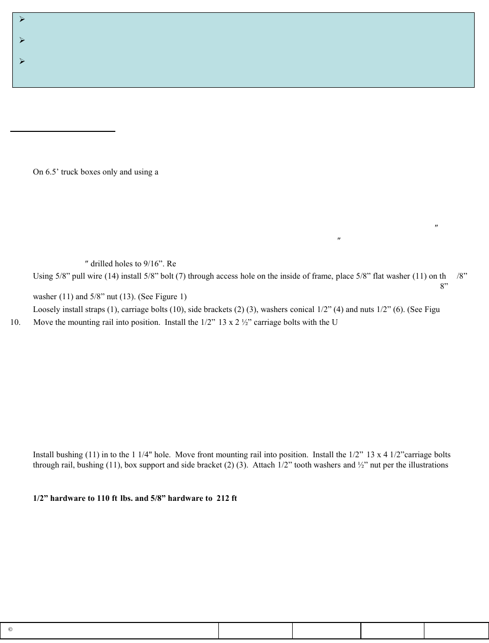 Reese 56010 OUTBOARD CUSTOM QUICK INSTALL KIT User Manual | Page 2 / 12