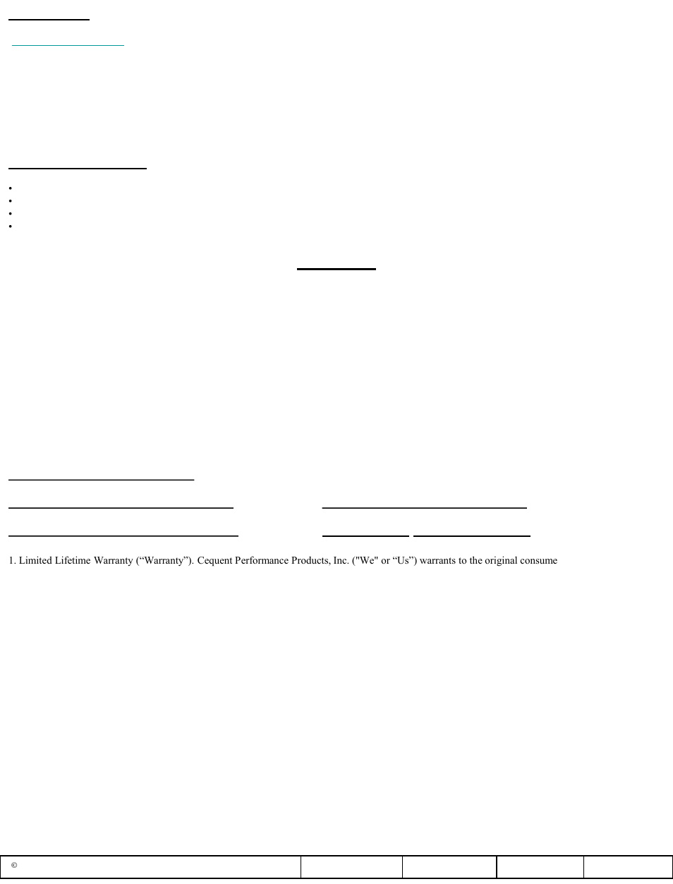 For installers, Owner responsibilities | Reese 56010 OUTBOARD CUSTOM QUICK INSTALL KIT User Manual | Page 4 / 12