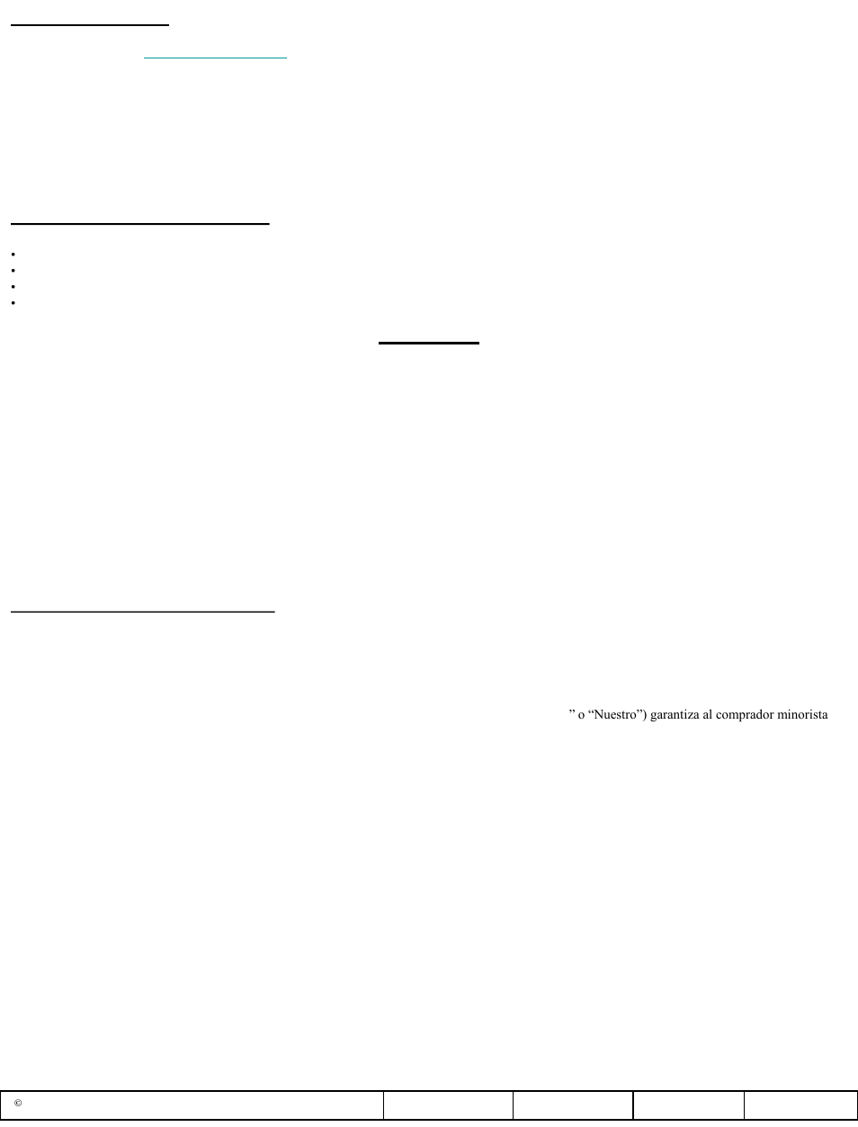 Notas, Para los instaladores, Responsabilidades del propietario | Reese 56011 OUTBOARD CUSTOM QUICK INSTALL KIT User Manual | Page 8 / 12