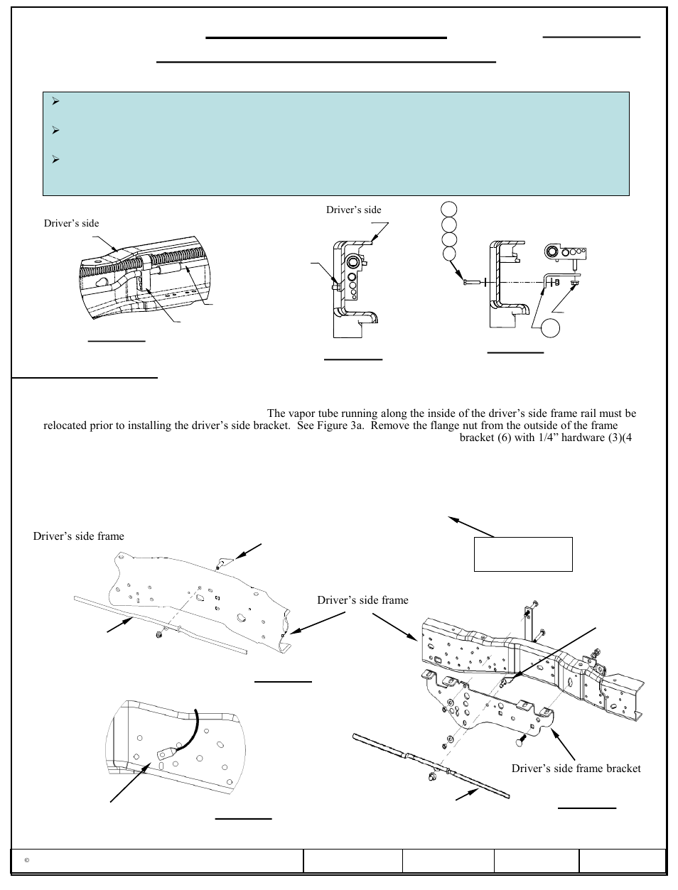 Installation, Instructions, Part numbers | Reese 56005 OUTBOARD CUSTOM QUICK INSTALL KIT User Manual | Page 2 / 15