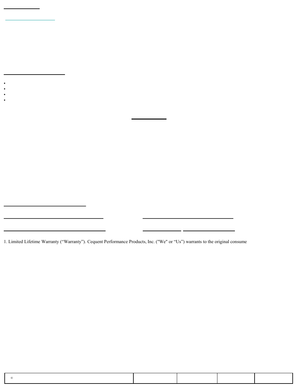 For installers, Owner responsibilities | Reese 56005 OUTBOARD CUSTOM QUICK INSTALL KIT User Manual | Page 5 / 15
