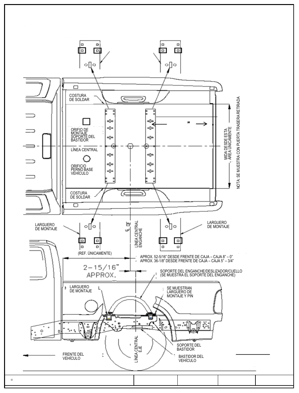 Figura 5 | Reese 56005 OUTBOARD CUSTOM QUICK INSTALL KIT User Manual | Page 9 / 15