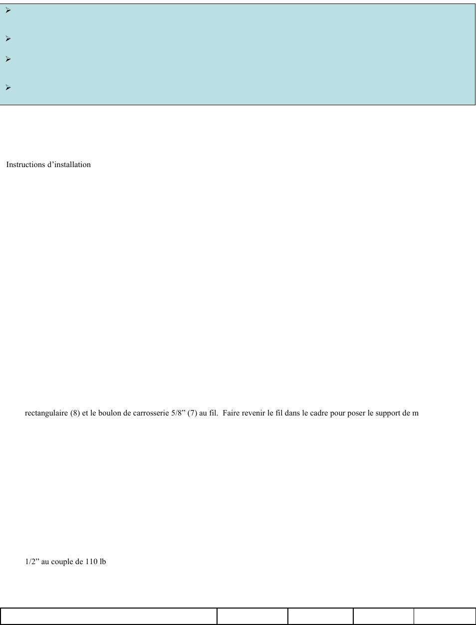 Reese 56007 OUTBOARD CUSTOM QUICK INSTALL KIT User Manual | Page 11 / 21