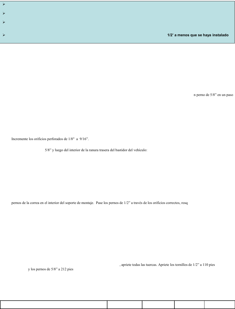 Reese 56007 OUTBOARD CUSTOM QUICK INSTALL KIT User Manual | Page 16 / 21