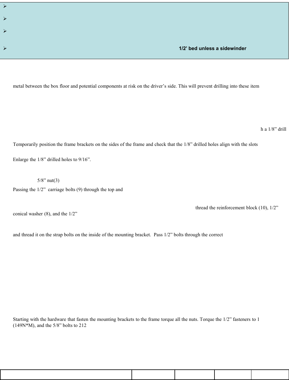 Reese 56007 OUTBOARD CUSTOM QUICK INSTALL KIT User Manual | Page 6 / 21