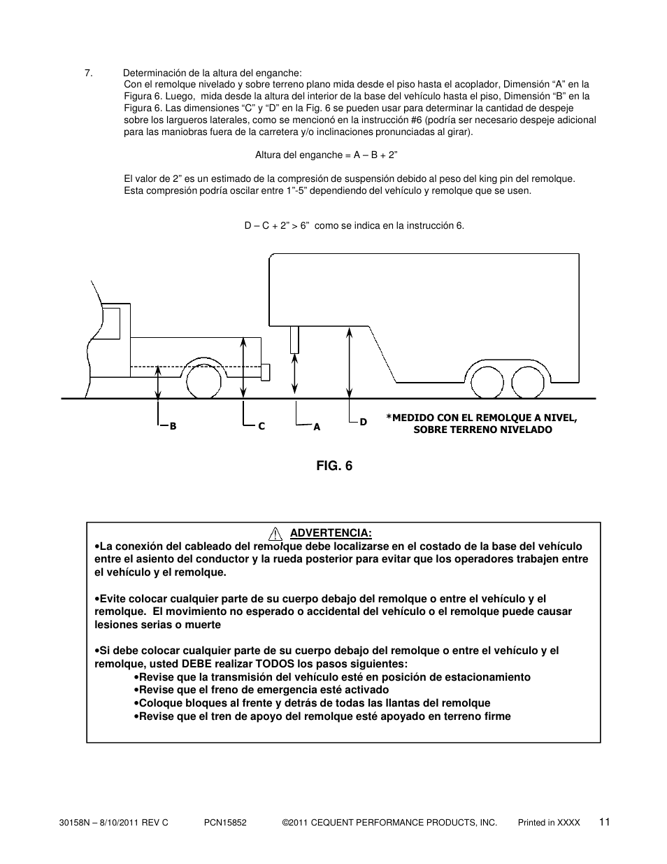 Fig. 6 | Reese 30158 ELITE UNDER-BED GOOSENECK HEAD User Manual | Page 11 / 21