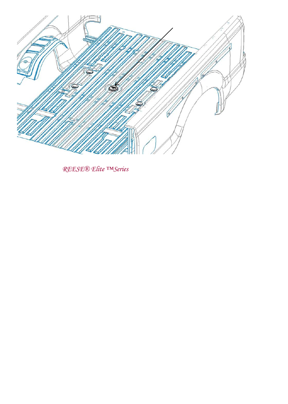 Slide number 3, Reese® elite ™series, Figure 7 – center cover plug installed | Reese 30137 ELITE UNDER-BED GOOSENECK ACCESSORIES KIT User Manual | Page 3 / 12