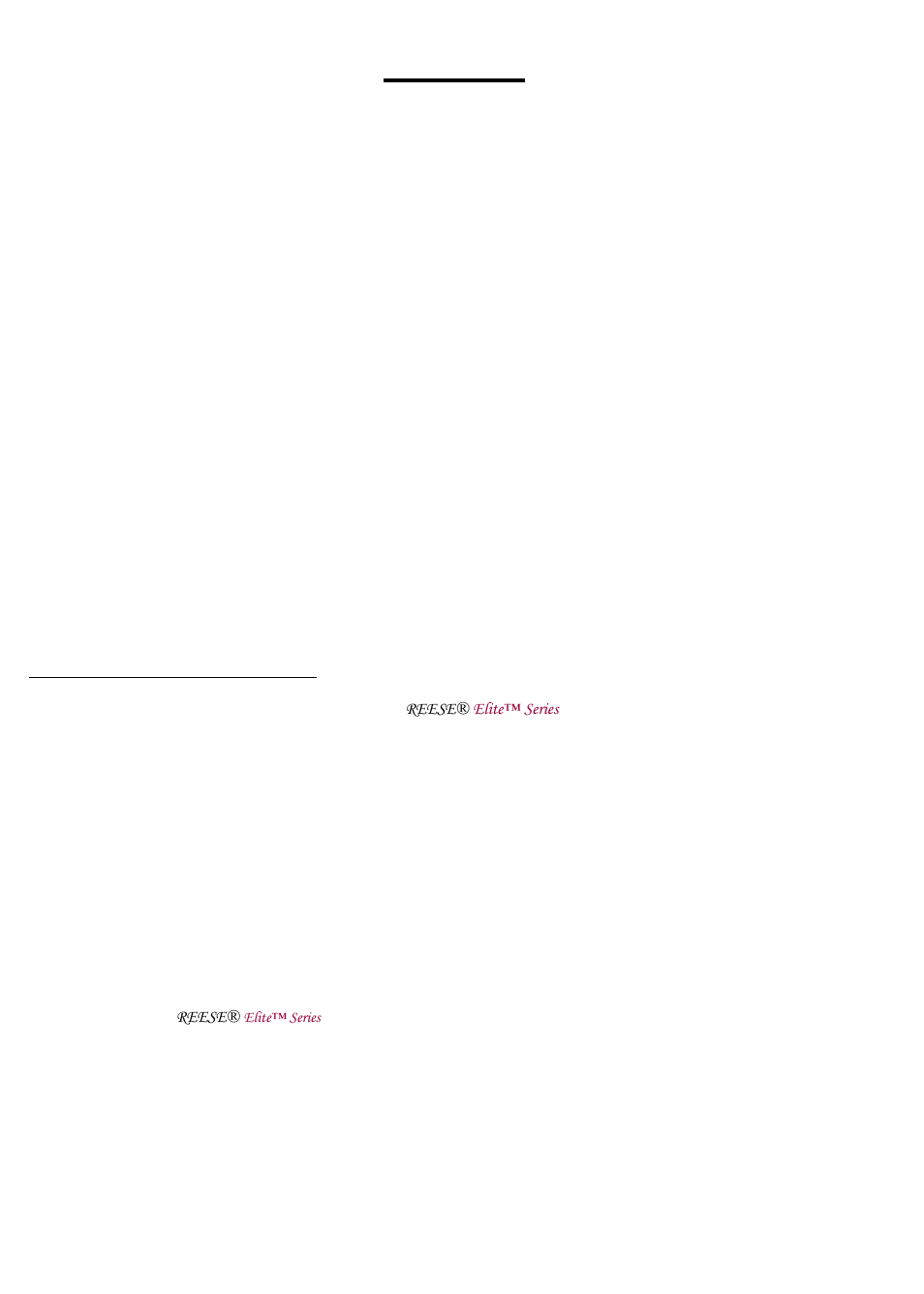 Slide number 4 | Reese 30137 ELITE UNDER-BED GOOSENECK ACCESSORIES KIT User Manual | Page 4 / 12