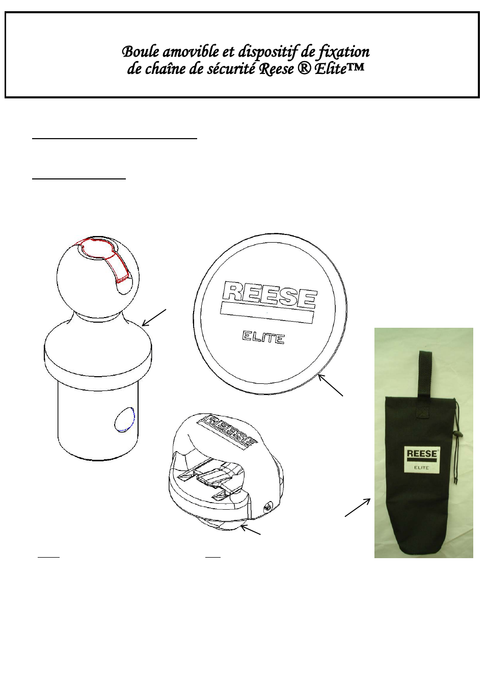 Slide number 5, Instructions de montage | Reese 30137 ELITE UNDER-BED GOOSENECK ACCESSORIES KIT User Manual | Page 5 / 12