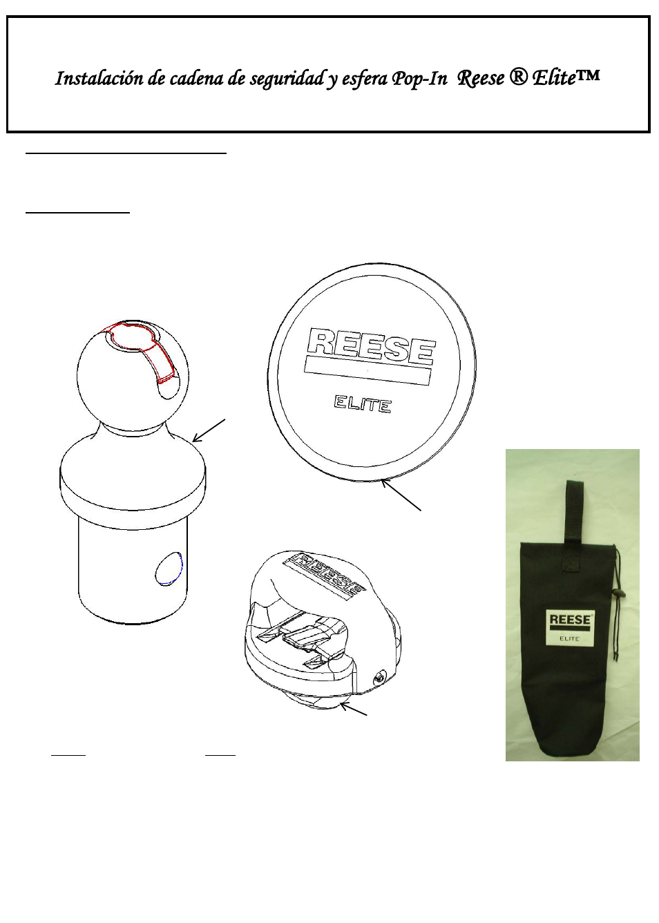 Slide number 9, Reese ® elite, Figura 1 1 2 3 | Reese 30137 ELITE UNDER-BED GOOSENECK ACCESSORIES KIT User Manual | Page 9 / 12