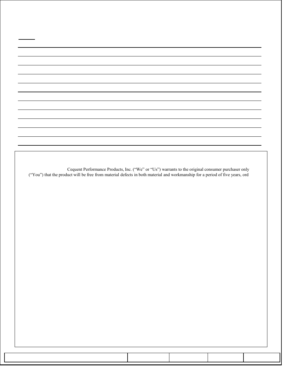 Installation / owners manual, Goose box | Reese 94621 GOOSE BOX User Manual | Page 7 / 7