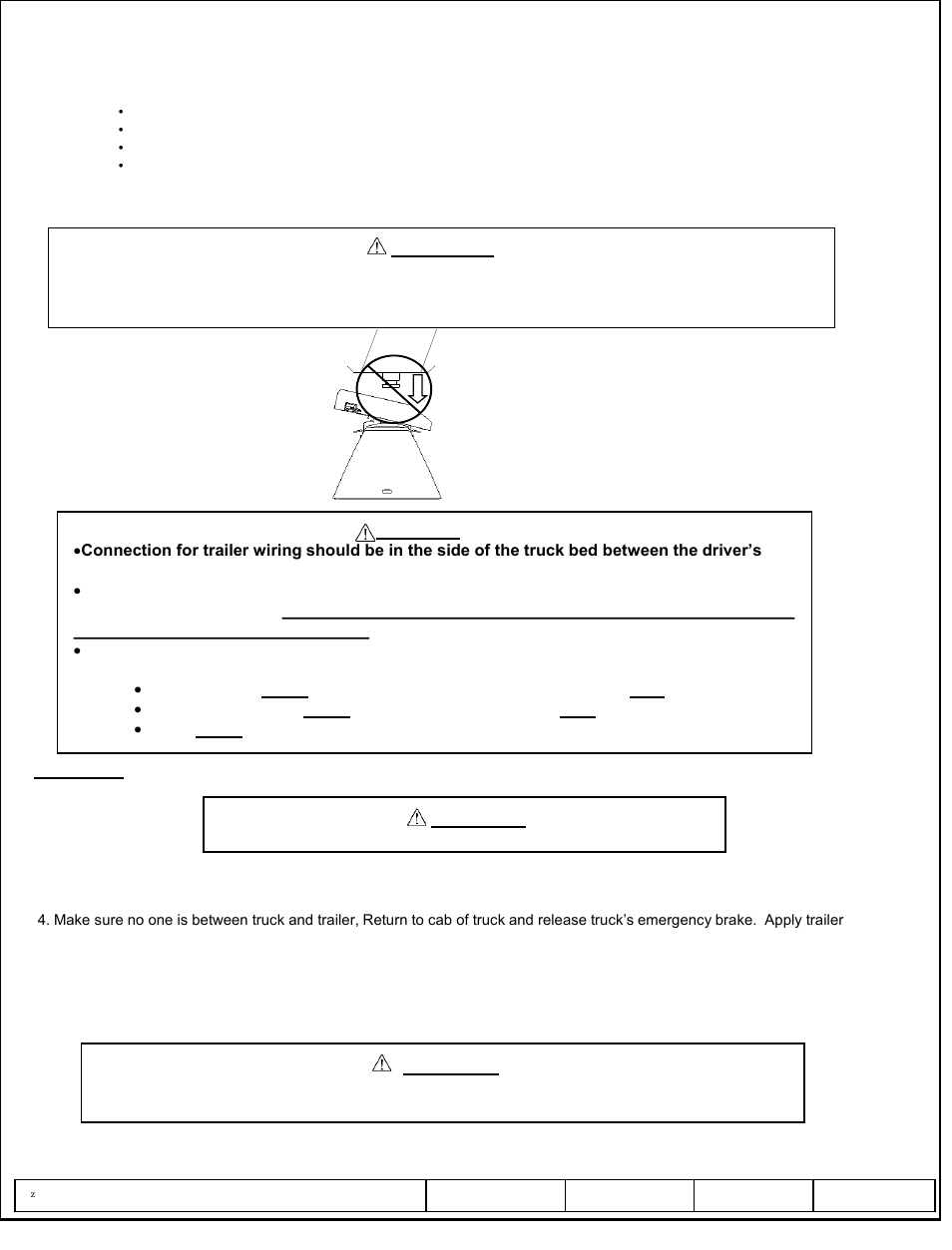 Installation instructions, Airborne sidewinder, Warning | Reese 5AS16K 5TH AIRBORNE SIDEWINDER User Manual | Page 10 / 13