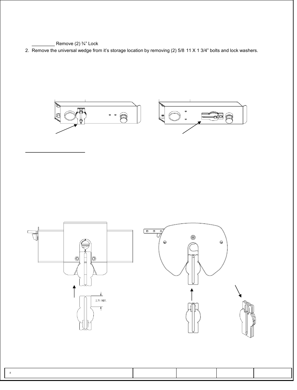 Installation instructions, Airborne sidewinder | Reese 5AS16K 5TH AIRBORNE SIDEWINDER User Manual | Page 7 / 13