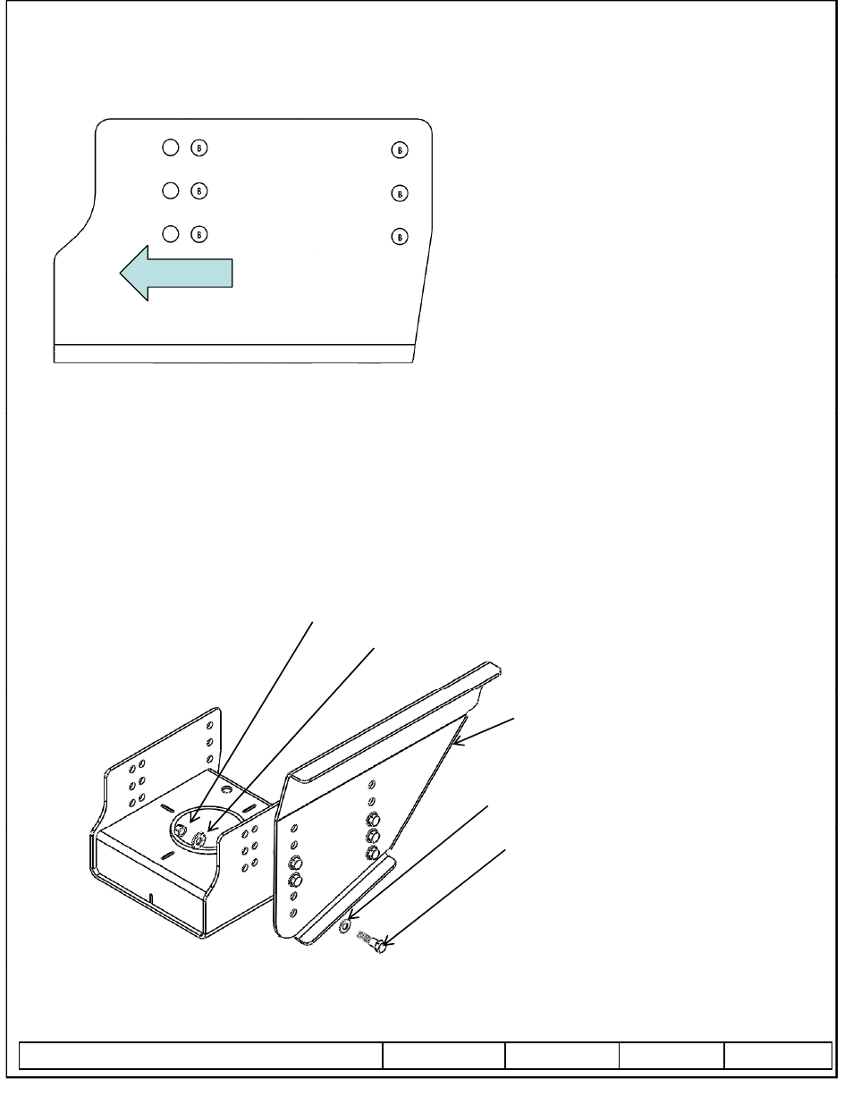 Installation instructions, Matching wing sets, Typical bolting | Sidewinder, Turret | Reese 61302 SIDEWINDER User Manual | Page 2 / 3
