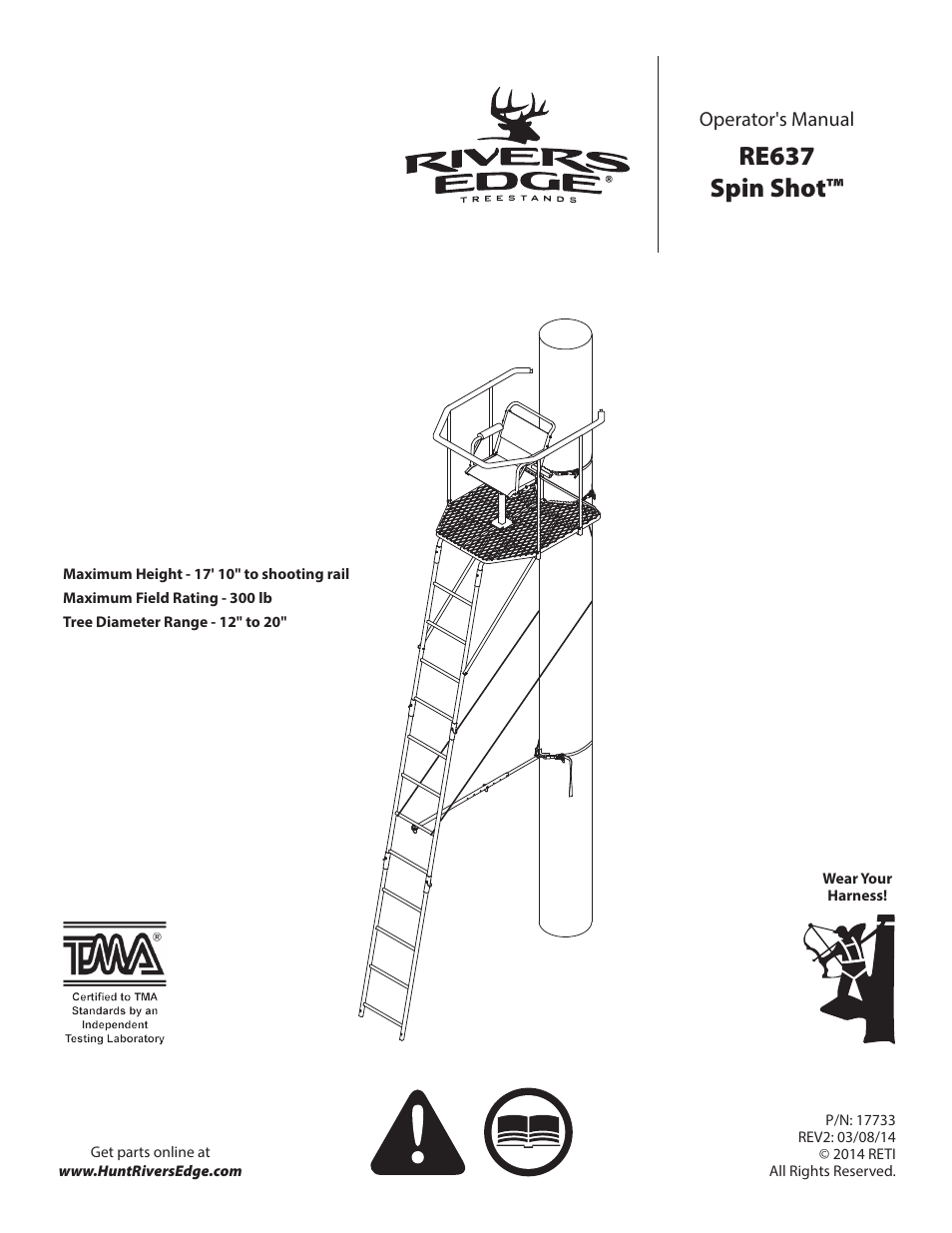 Rivers Edge RE637 Spin Shot User Manual | 16 pages