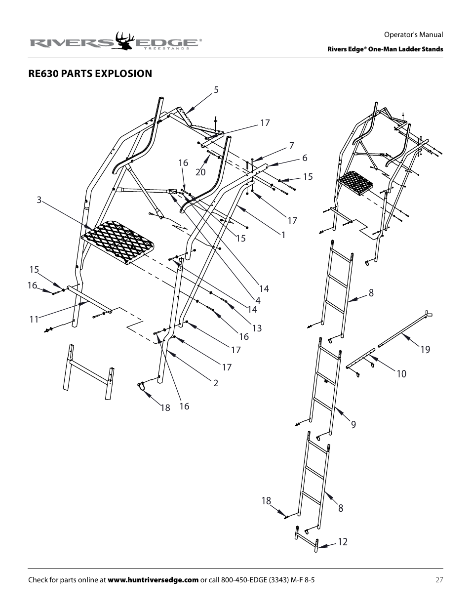 Rivers Edge RE627 Oasis User Manual | Page 27 / 40