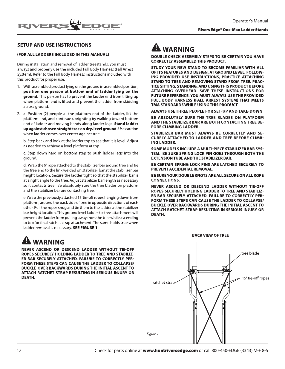 Rivers Edge RE635 BOWMAN User Manual | Page 12 / 16