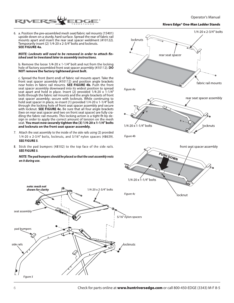 Rivers Edge RE635 BOWMAN User Manual | Page 6 / 16