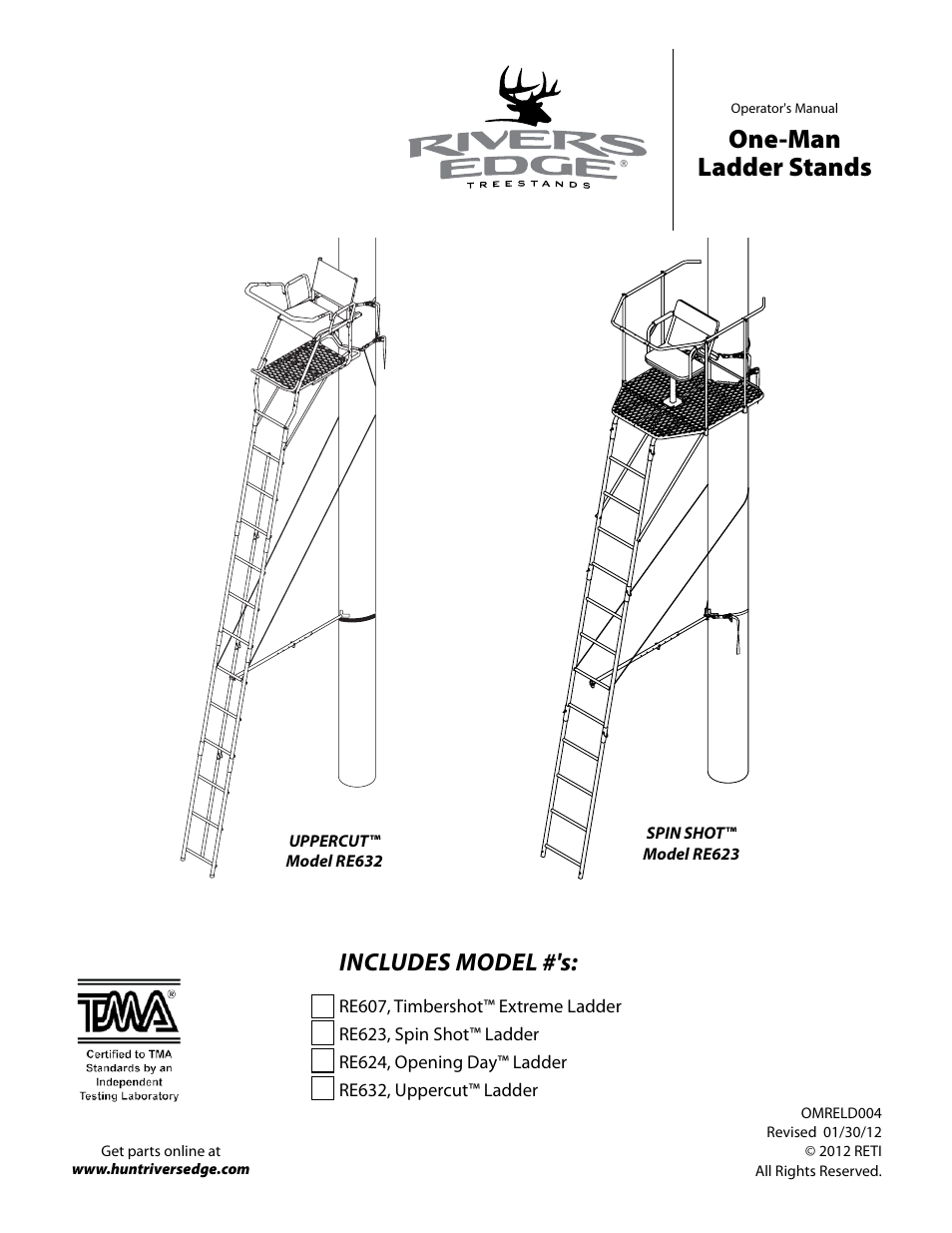 Rivers Edge RE607 22' Timbershot User Manual | 40 pages