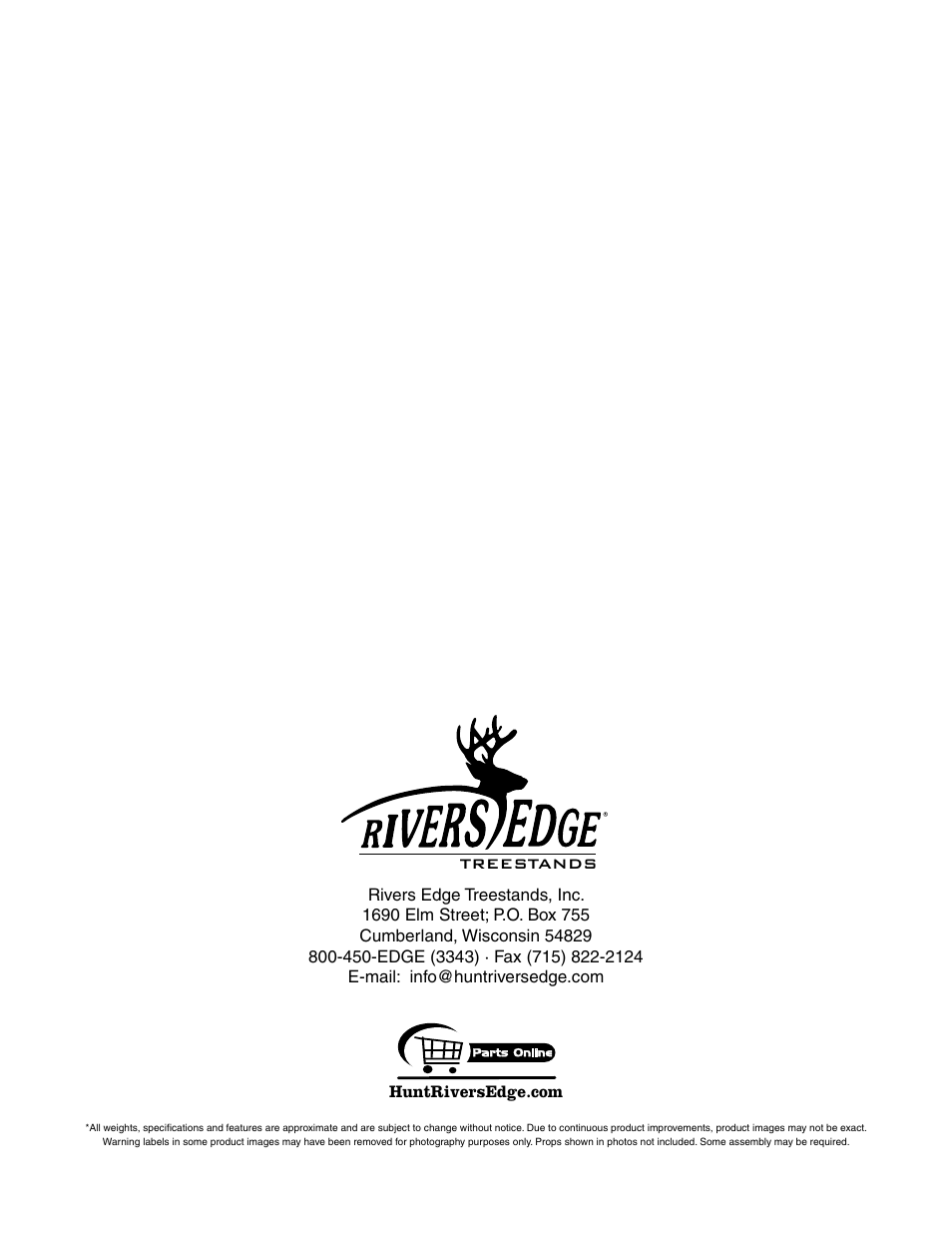 Rivers Edge RE765 Universal Concealment Curtain User Manual | Page 8 / 8