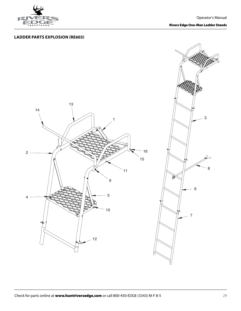 Rivers Edge RE602 JOURNEYMAN User Manual | Page 29 / 48