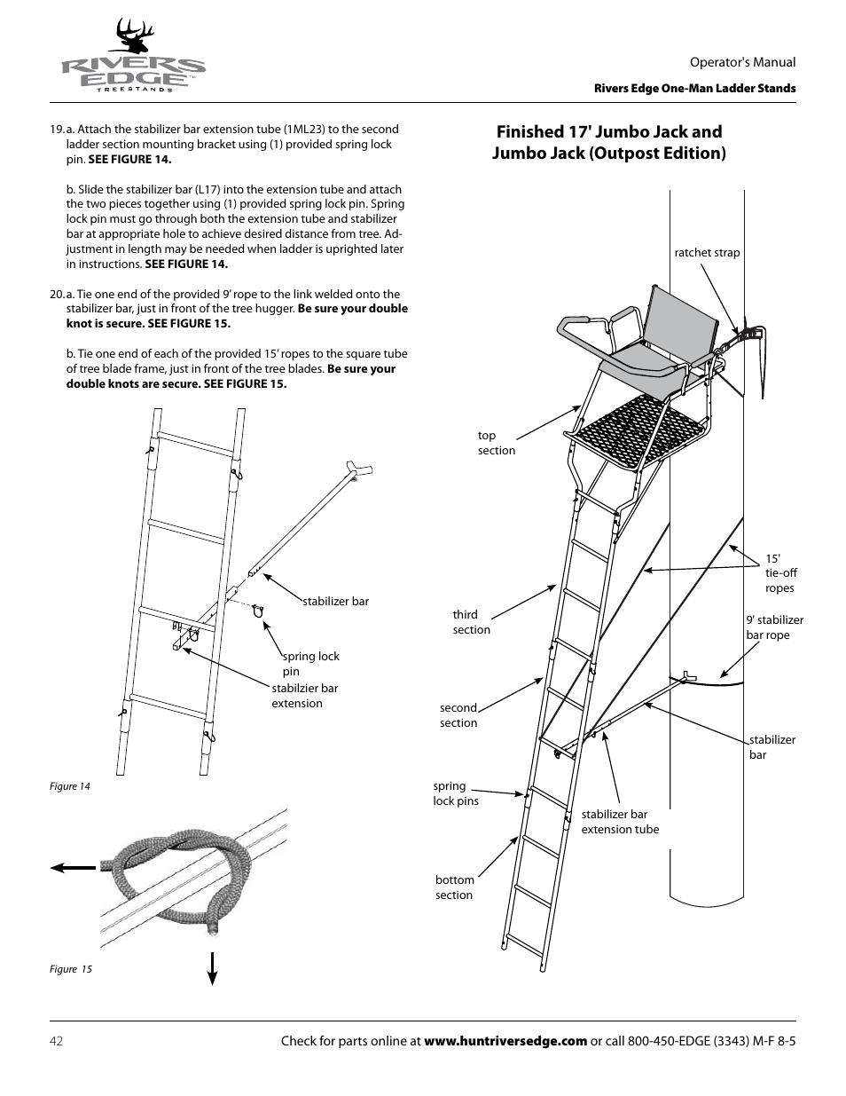 Rivers Edge RE602 JOURNEYMAN User Manual | Page 42 / 48