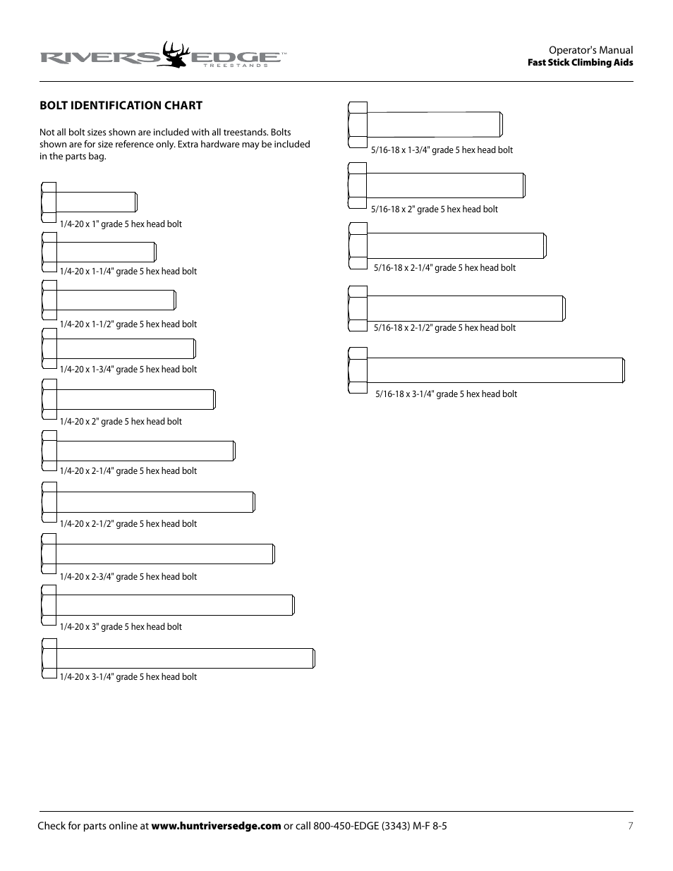 Rivers Edge RE715 Fast Stick User Manual | Page 7 / 8