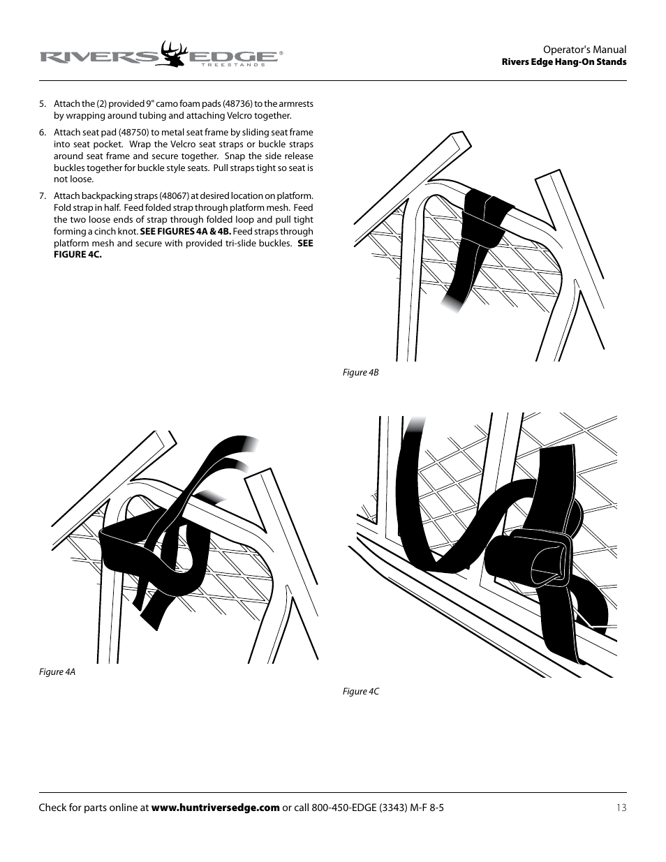 Rivers Edge RE509 Big Foot XLT User Manual | Page 13 / 20