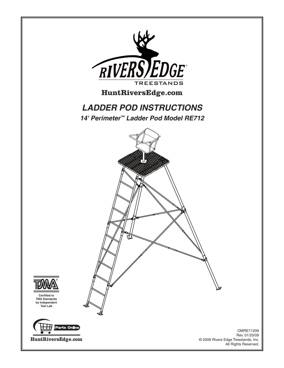 Rivers Edge RE712 14' PERIMETER User Manual | 12 pages