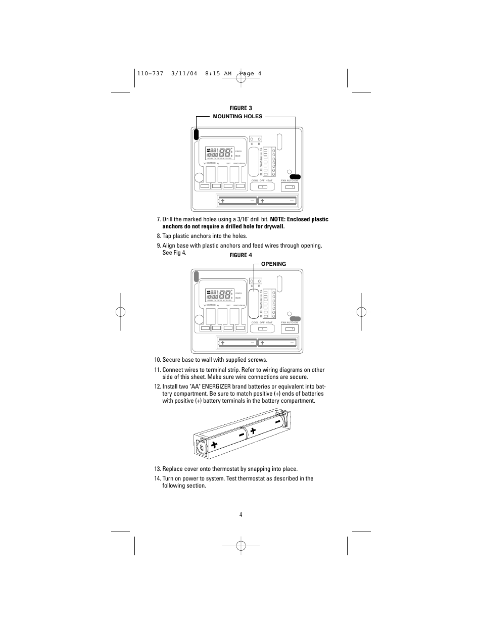 Figure 3, Figure 4 | Robertshaw 9615 User Manual | Page 4 / 12