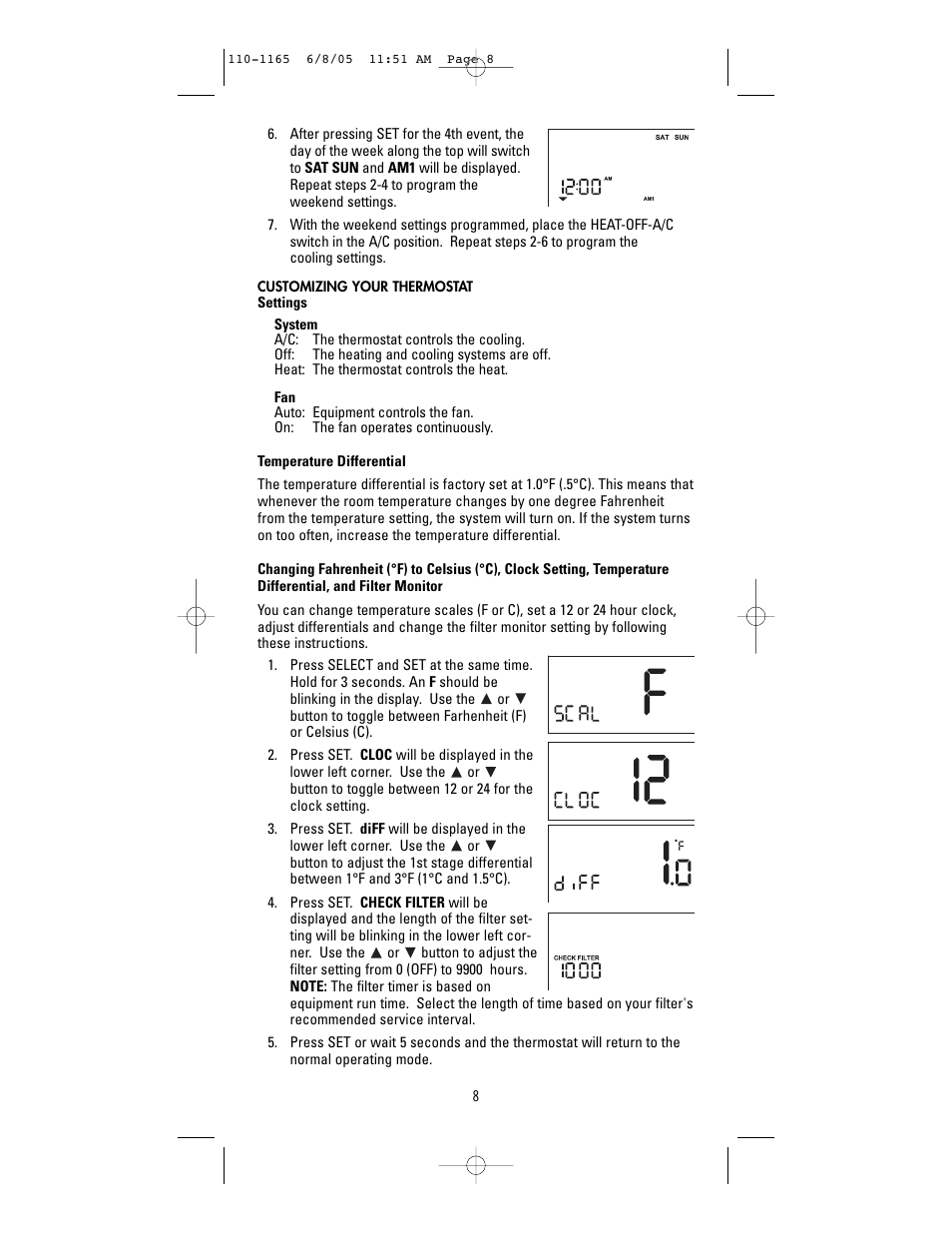 Robertshaw 8601-1 User Manual | Page 8 / 12