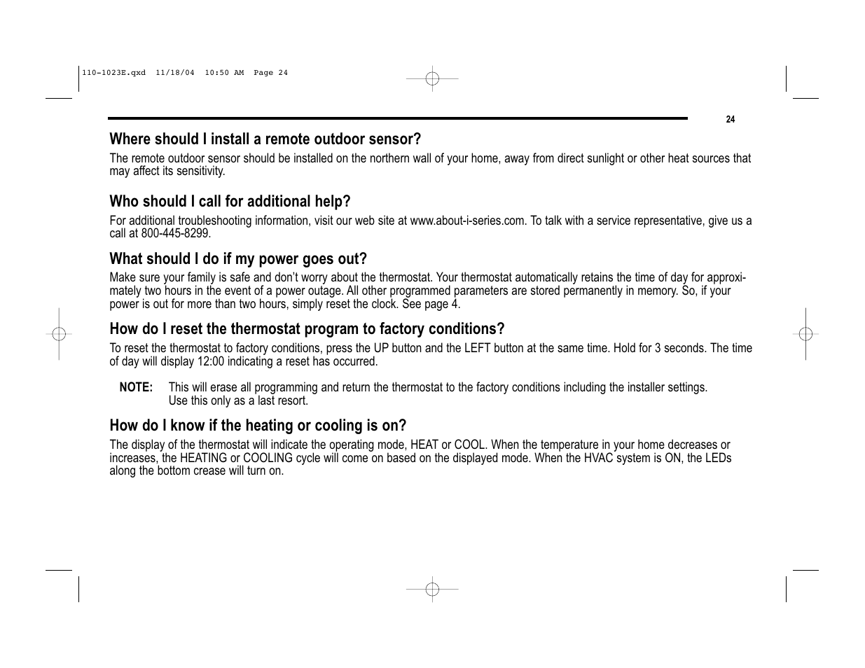 Robertshaw 9720i User Manual | Page 24 / 28