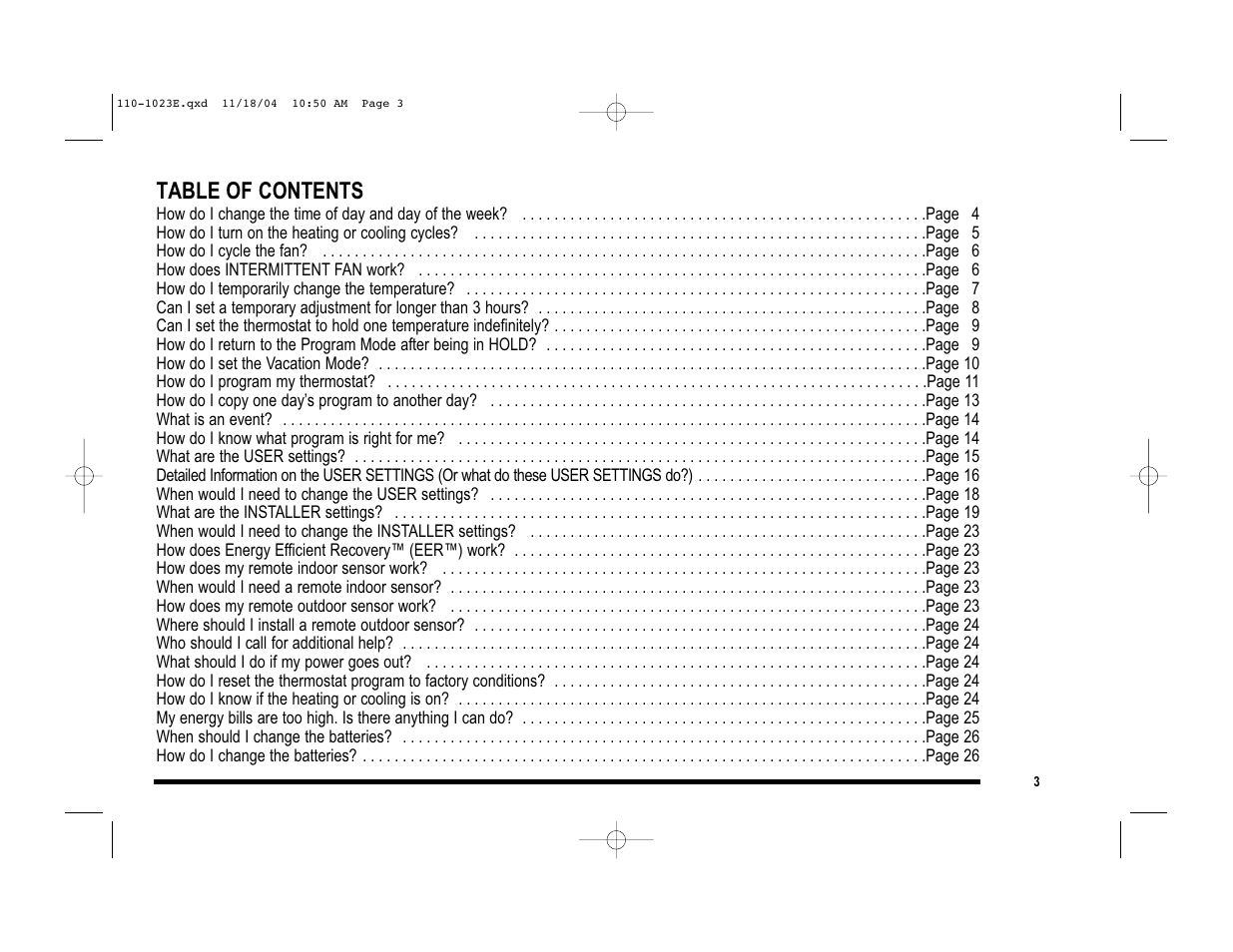 Robertshaw 9720i User Manual | Page 3 / 28