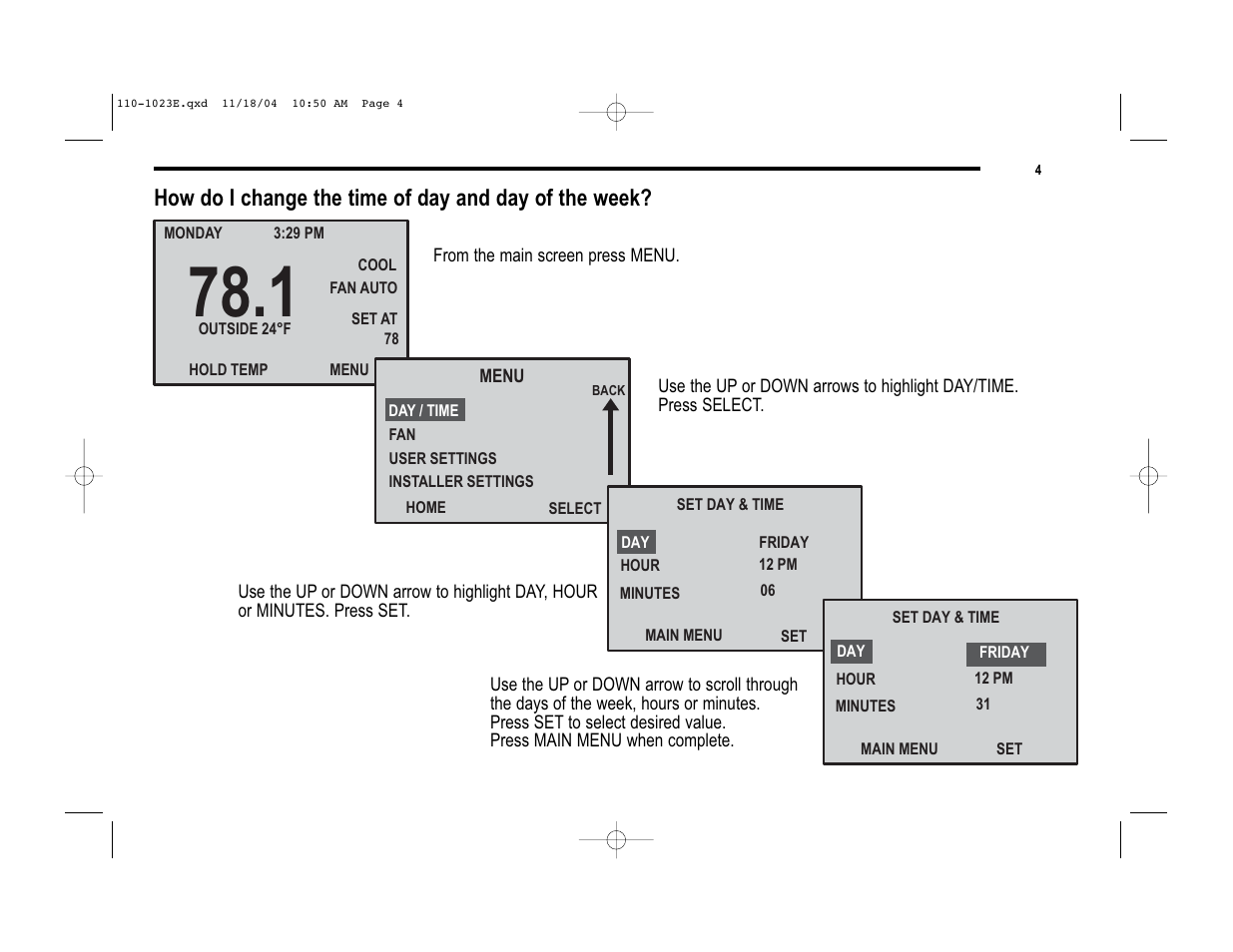 Robertshaw 9720i User Manual | Page 4 / 28