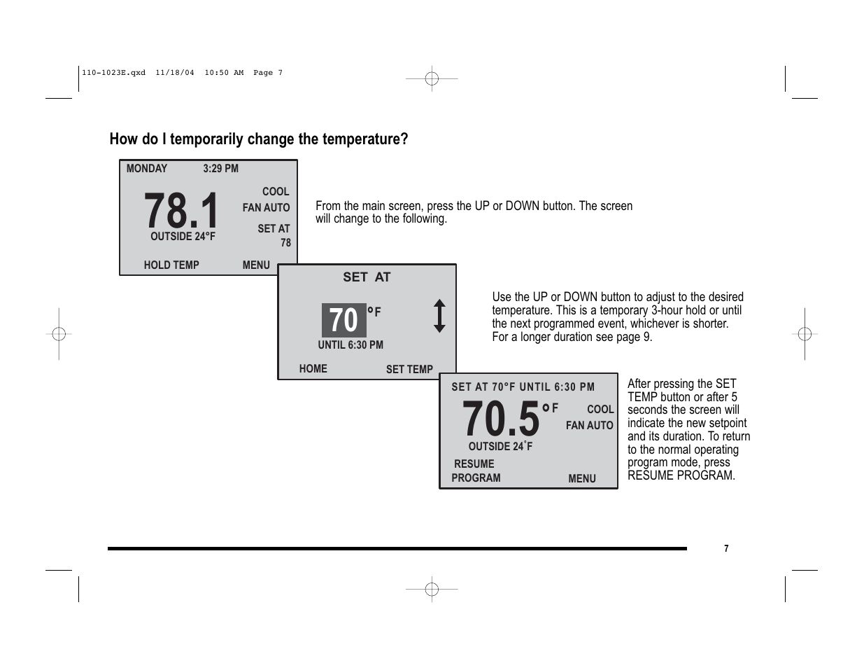 Robertshaw 9720i User Manual | Page 7 / 28