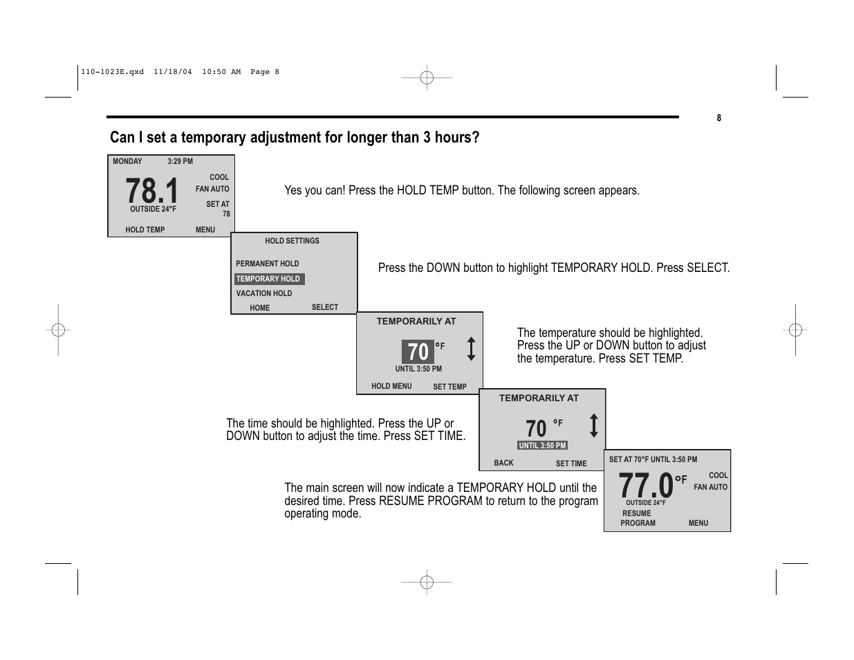 Robertshaw 9720i User Manual | Page 8 / 28
