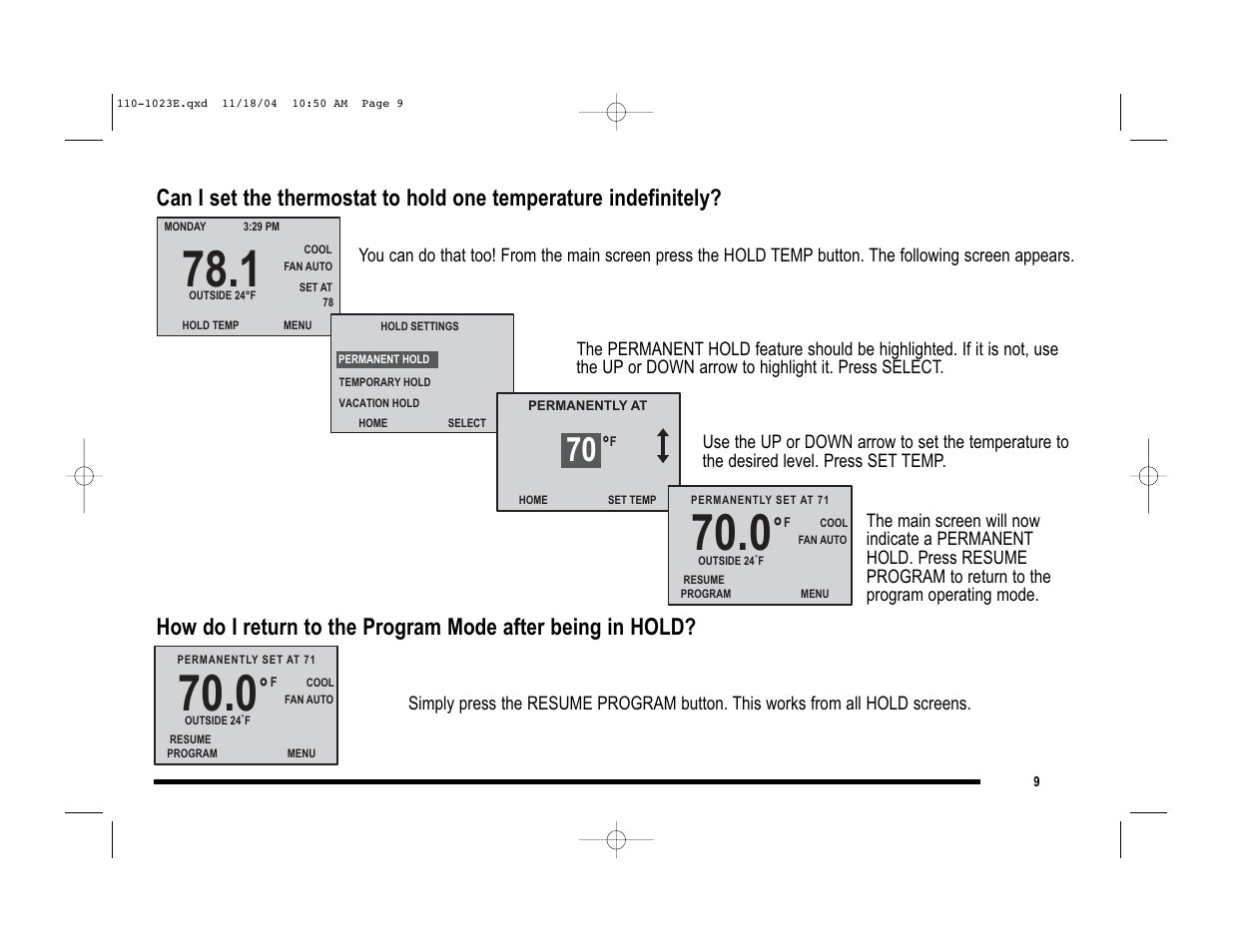 Robertshaw 9720i User Manual | Page 9 / 28