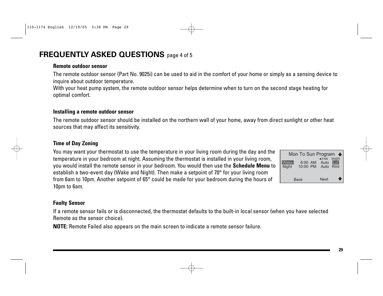 Frequently asked questions | Robertshaw 9725i2 USERS MANUAL User Manual | Page 29 / 32