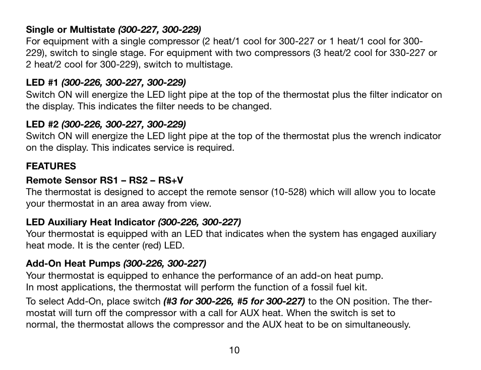 Robertshaw Deluxe Programmable User Manual | Page 10 / 40