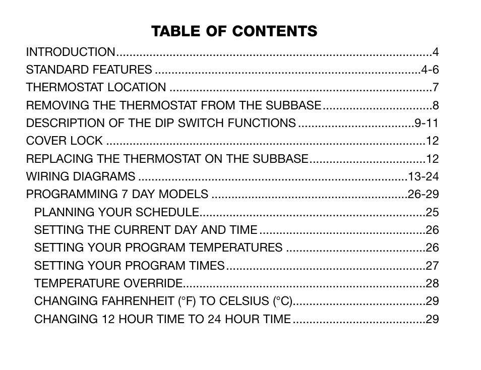 Robertshaw Deluxe Programmable User Manual | Page 2 / 40