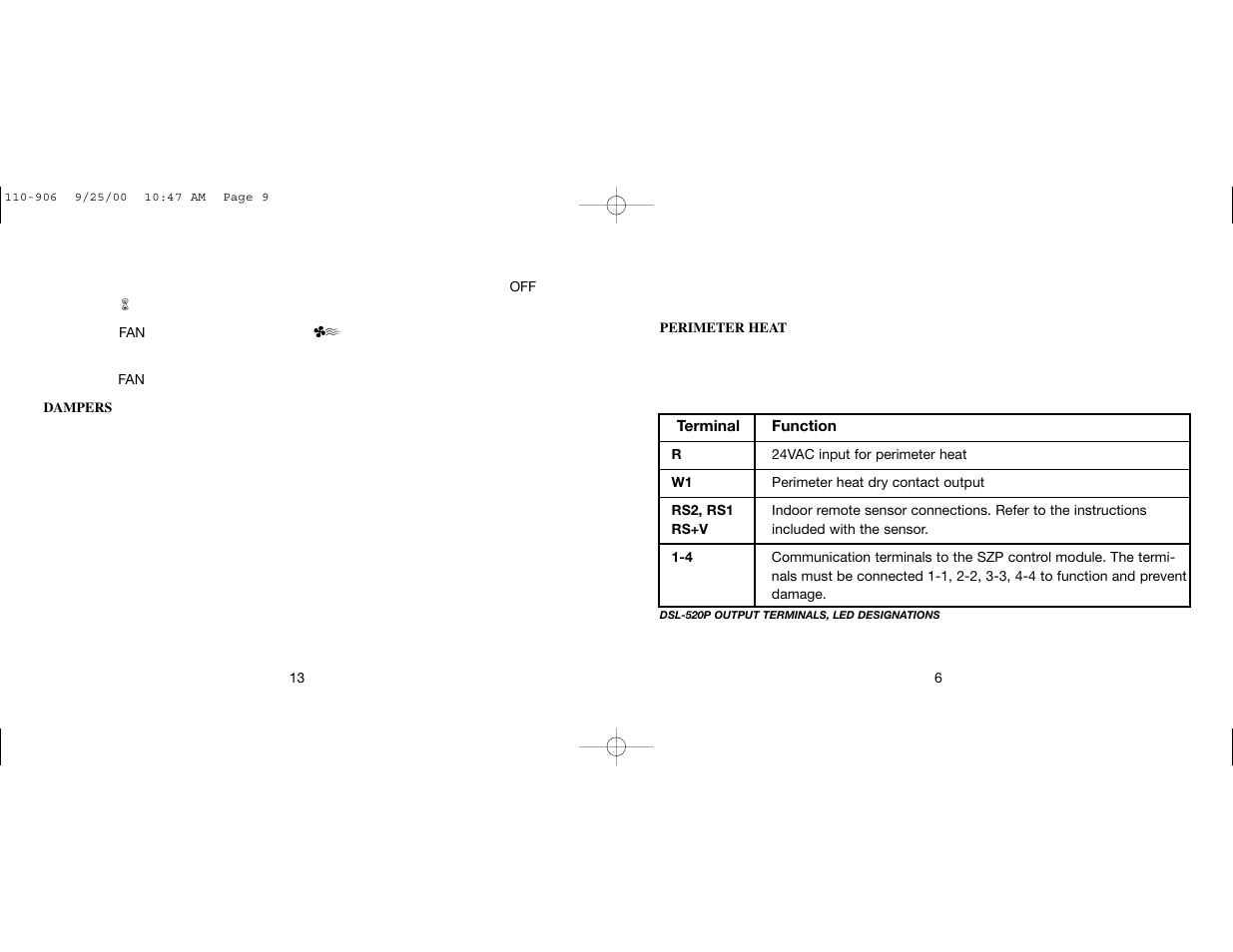 Robertshaw DSL-520P User Manual | Page 16 / 24