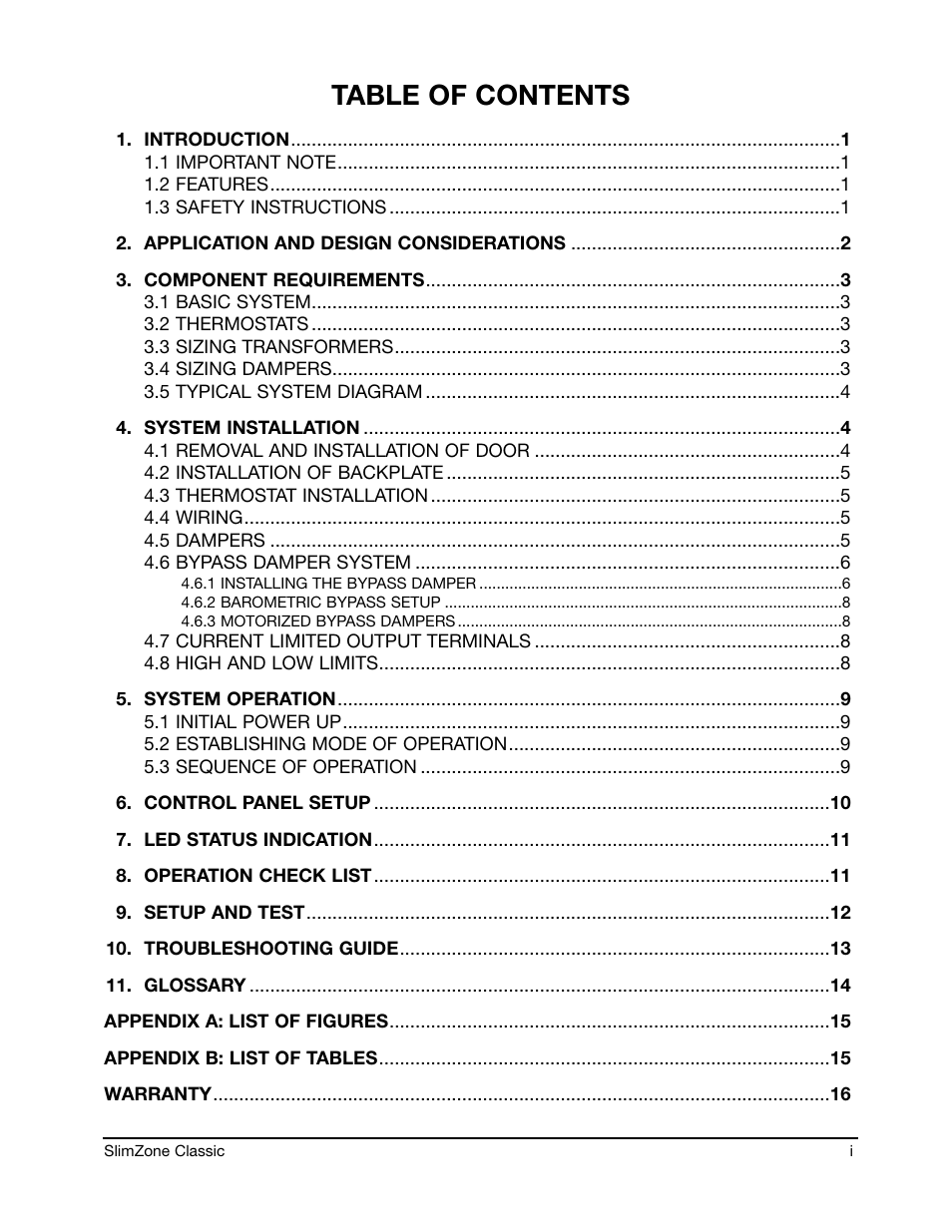 Robertshaw SlimZone CLASSIC ZONE CONTROL SYSTEM User Manual | Page 2 / 19